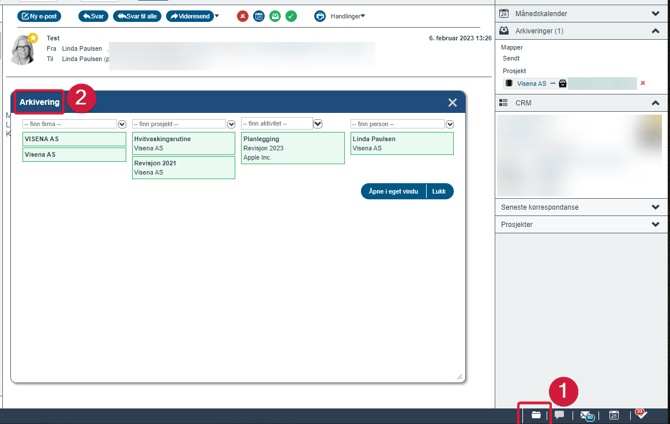 Arkiver flere e-poster samtidig1