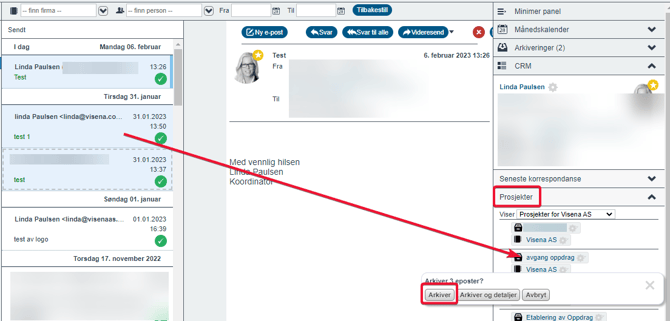Arkiver flere e-poster samtidig3