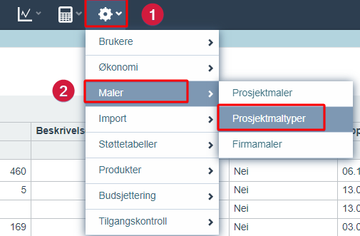Automatisk etablering av neste års prosjekt ved sluttfakturering1