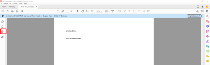 Dokumentasjon elektronisk ID