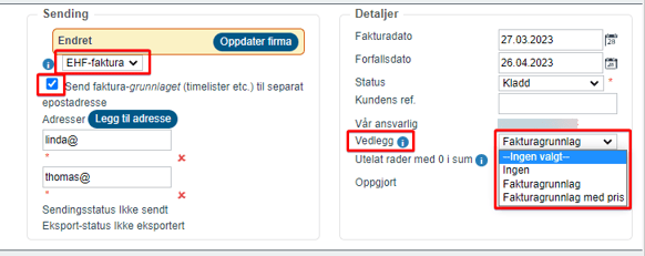 EHF faktura med og uten fakturagrunnlag2