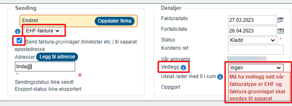 EHF faktura med og uten fakturagrunnlag3