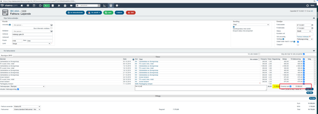 Fakturering - overstyre totalpris2