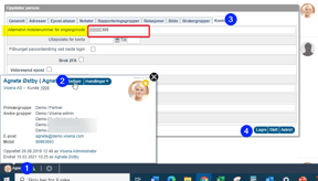Glemt passordalternativt mobilnummer for engangskode ved gjenopprettelse av passord4