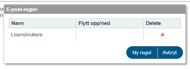 Hvordan sette opp regler i e-post2