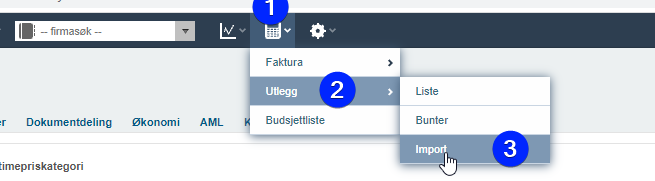 Import av utlegg fra Tripletex via Tripletex API (integrasjon)1