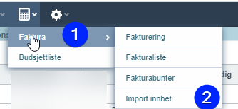Import innbetalinger - manuelt2