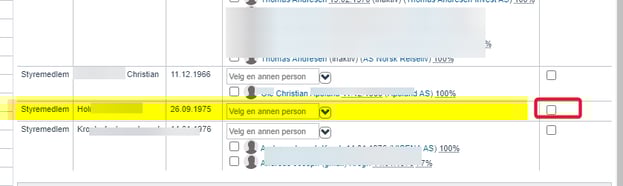 Innhold Visena kundekontroll fanen velg mottaker (side 1)2