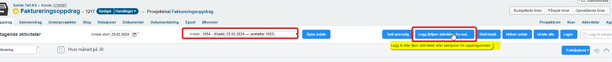 Legg tilfjern aktiviteter i et oppdrag fra mal2