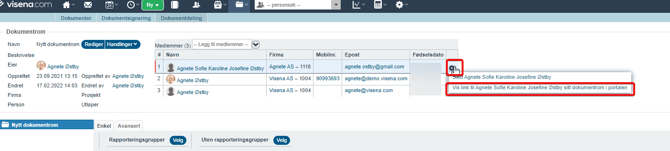 Link dokumentdelingsromdokumentrom uten å legge til medlemmet på nytt1