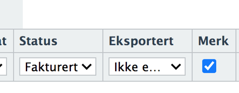 Manuell fakturaimport til Tripletex