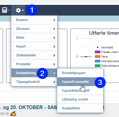 Normaltid - opprettelse normaltid ved nytt år1