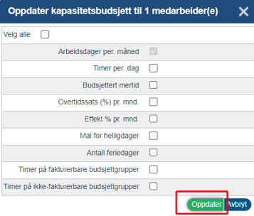 Oppdatere normaltiden når en ansatt slutter2