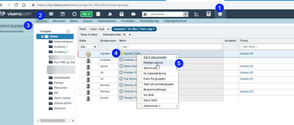 Opphør arbeidsforhold - sette bruker inaktiv 1