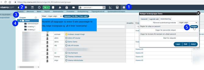 Utløpsdato passord 2